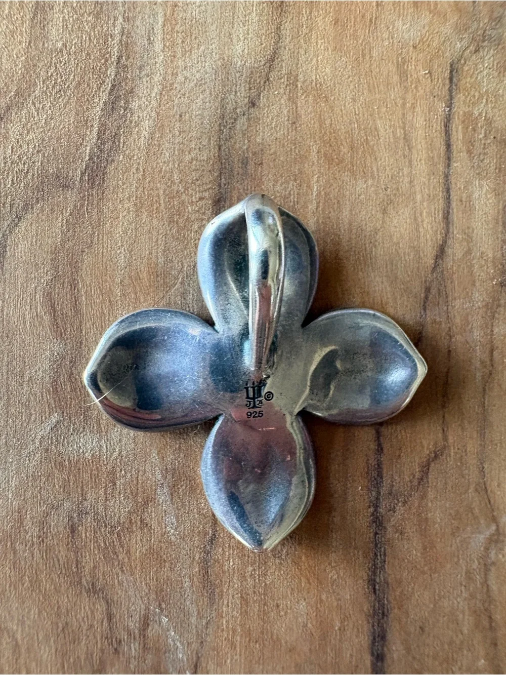 James Avery Silver Dogwood Pendant - Picture 2 of 4
